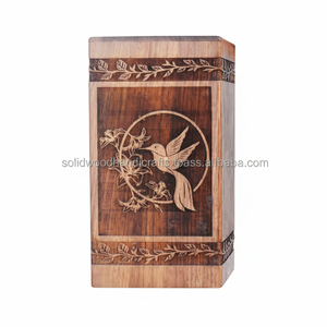 Urne en bois pour cendres humaines, urnes funéraires pour hommes et femmes, urnes de haute qualité - Product Image 1