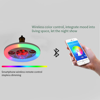 Enceinte sans fil pour chambre à coucher, vente chaude, 36 W, changement de couleur RVB, télécommande, lampe musicale intelligente à LED