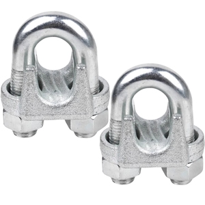 Abrazadera <span class=keywords><strong>de</strong></span> Cable <span class=keywords><strong>de</strong></span> Acero Galvanizado con Tapa Antideslizante, Tamaños Personalizables, Gran Venta - Product Image 2