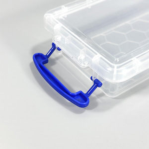 Plastic Transparent Storage <b>Box</b> Rectangle 1-3L <b>With</b> <b>Lid</b> General Packaging Jewelry <b>Box</b> PP Material - Product Image 2