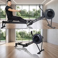 Machine à ramer pliable en acier pour intérieur, usage commercial polyvalent, stable, durable, légère, pour le remodelage corporel et le fitness – Meilleure vente