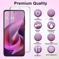 Film en verre trempé HD transparent 9H sans bulles compatible avec les coques pour Motorola G 5G 2026 Moto Power Stylus G05 G77 Vente en gros usine