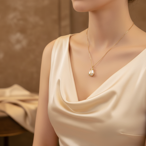 Tending Fashion gioielli di lusso per ragazze farfalla perla angelo rosa collana a catena in oro vendita calda all'ingrosso - Product Image 3