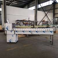 Rinceur de bouteilles en plastique PET rotatif semi-automatique à haute pression pour le nettoyage du lavage des bouteilles de vin et d'eau