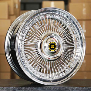 Cerchi a Raggi Knock Off da 7 Pollici Super Deep Dish per Auto d'Epoca, Lowrider, Vintage, Impala, Caprice, Cutlass, <span class=keywords><strong>Deville</strong></span> - Product Image 2