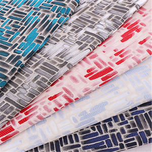 Marchandises prêtes Plusieurs couleurs Marchandises prêtes de luxe rayures créatives sentiment confortable Jacquard brocart tissu pour taie d'oreiller - Product Image 1