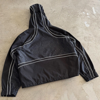 Fabricant de survêtements sportifs personnalisés en 2 pièces, ensemble coupe-vent en polyester et nylon, réfléchissant 3M, unisexe