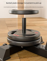 Appareil de fitness professionnel en acier pour la force des jambes : Presse à hanche, Machine Hip Bridge, Entraîneur d'abduction des jambes, Presse à jambes inversée