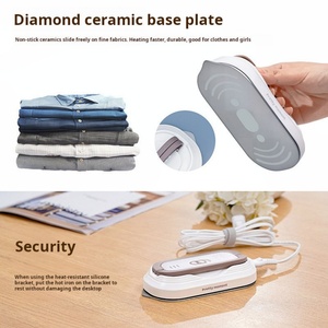 Plancha de Vapor Eléctrica Portátil Mini, Plancha de Mano con Función Plegable, Plancha Vertical de Cerámica para Ropa, Ideal para Viajes y el Hogar - Product Image 6