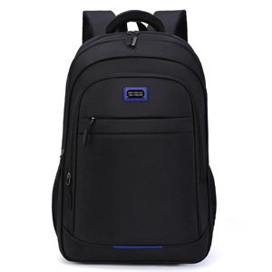Men's Backpack Large Capacity Oxford Cloth Business Travel Laptop Bag University School Bag Lightweight Solid Color - Product Image 4