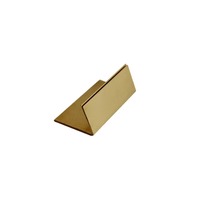 Porte-cartes de visite en laiton massif, support de présentation de cartes de visite et d'étiquettes de prix en métal pour la réception de bureau, les mariages, les banquets et la décoration intérieure