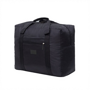 Custom Foldable Waterproof Polyester Fashion Travel Duffle Bag Zipper Closure Unisex Flight <b>Luggage</b> Clothes Bag Handles - Product Image 5