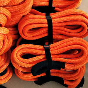 Corde de remorquage tressée double 4x4 en nylon cinétique de couleur personnalisée avec œillets Corde de récupération d'outils d'urgence - Product Image 1