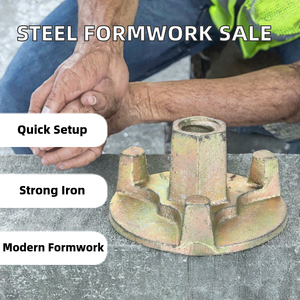 Precio de Fábrica: Tuerca de Ala de Hierro Galvanizada para Encofrado de Hormigón Moderno, Varilla de Unión de Fácil Montaje para Construcción - Product Image 2