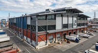 Bâtiment d'entrepôt à structure en acier, hangar de stockage métallique préfabriqué, structure de charpente industrielle à grande portée