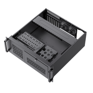 Boîtier de serveur industriel de bureau SOHOO Mid Tower avec baies optiques, 7 emplacements, châssis PC <span class=keywords><strong>ATX</strong></span> 4U pour montage en rack, en stock - Product Image 4