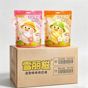 Fabricante OEM ODM, Dulces <span class=keywords><strong>de</strong></span> Malvavisco con Relleno en Forma <span class=keywords><strong>de</strong></span> Animales Creativos, 70g, Empaque en Bolsa a Granel, Sabor Afrutado Dulce, Listo para Comer - Product Image 5