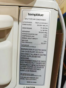 Climatisation murale à économie d'énergie, sans onduleur, refroidissement uniquement, avec 220V 60Hz R410A 12000 BTU, unité de climatisation domestique écologique au fréon - Product Image 2