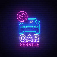Enseigne néon pour garage de réparation automobile, décor LED personnalisé pour atelier automobile, magasin