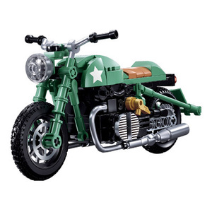 Set de Blocs de Construction <span class=keywords><strong>Sluban</strong></span> Moto Vintage 1/12 - Jouet Éducatif Modèle Simulation pour Enfants - Product Image 4