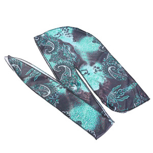 Nuovi Bandana alla Moda, Foulard Avvolgente, Durag in Raso Setoso con Motivo Paisley, Cappello Skull Cap Du Rags TJM-05-3D - Product Image 6