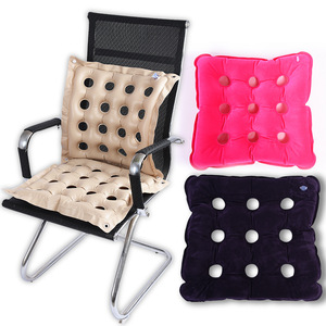 Anti-Decubitus Square <b>Seat</b> <b>Cushion</b> PVC Flocked Material <b>Inflatable</b> For Wheelchair Office Use - Product Image 1