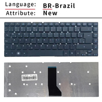 Nuevo teclado para ordenador portátil estadounidense y ruso para Acer Aspire 3830 3830T 3830TG 4755 4755G 4830 E5-411 421 E5-471 ES1-411 511 ES1-431 V3-471