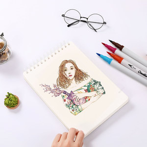 Set di Pennarelli Colorati Fineliner, Penna per Disegno a <span class=keywords><strong>Punta</strong></span> Fine 0,4mm, Marcatori a <span class=keywords><strong>Doppia</strong></span> <span class=keywords><strong>Punta</strong></span> Perfetti per Scrivere e Prendere Appunti - Product Image 4