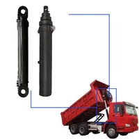 Petit cylindre hydraulique à double effet télescopique Kit de benne basculante pour camion à benne basculante Kit de levage à ciseaux hydraulique