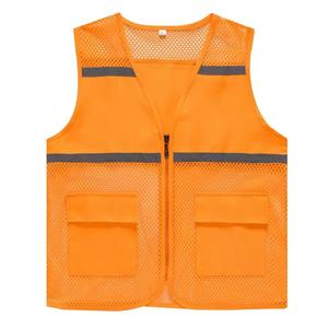 Chaleco Reflectante Transpirable con Tira Luminosa, Impresión Personalizada para Adultos Unisex, Voluntarios, Poliéster, Sin Mangas, para Todas las Temporadas - Product Image 4