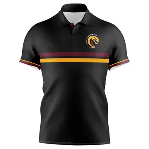 Dry Fit Polyester Sublimation Sport Polo Shirts