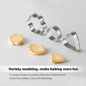 Cookie Cutters Shapes Baking Set Biscuit Stainless Steel Cookies Cutters Baking Halloween