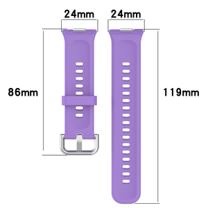 Cierre de hebilla plateada, <span class=keywords><strong>correa</strong></span> de reloj deportiva de silicona, <span class=keywords><strong>correa</strong></span> de reloj inteligente para <span class=keywords><strong>Huawei</strong></span> <span class=keywords><strong>Watch</strong></span> <span class=keywords><strong>Fit</strong></span> 3, <span class=keywords><strong>Correa</strong></span> - Product Image 3