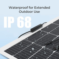 Flexible 390w 395w 400w mono panneaux solaires panneau solaire pour RV toit bâtiments de navires voitures hangar haute efficacité
