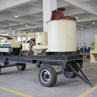 Concentrateur centrifuge mobile d'or pour les résidus