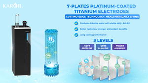 Purificador de agua alcalina e hidroiónica Karofi KAE-S88 Promax con agua fría y caliente y 8 modos de agua, de Vietnam. - Product Image 6