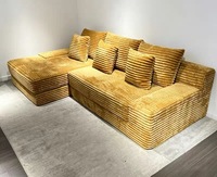 Wayon L-förmiges Modulares Stoffsofa-Set mit Hochdichteschaumstoff Umweltfreundlich & Langlebig für Wohnzimmernutzung