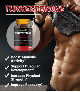 Cápsulas de Turkesterona Wins Town, Ayudan a Desarrollar Músculo, Aumentan la Energía, Suplemento de Turkesterona de 500 mg - Product Image 5