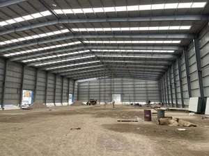 Atelier préfabriqué en acier à ossature portique pour usine de <span class=keywords><strong>ligne</strong></span> d'assemblage, à très grande portée, résistant aux typhons - Product Image 5