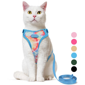 <span class=keywords><strong>Harnais</strong></span> et laisse pour chat mignon, anti-évasion, réglable, gilet pour animaux de compagnie pour petits et grands <span class=keywords><strong>chatons</strong></span> et chiens, design respirant et doux - Product Image 2