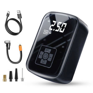 מכירות במפעל משאבת אוויר ניידת 150psi מדחס אוויר 3600mah הוביל חשמל צמיגים חשמליים אור מתנפחים מילוי אוויר מהיר - Product Image 1