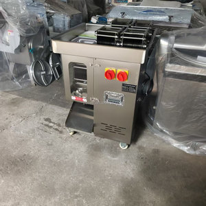 Machine à découper la viande compacte et industrielle, modèle commercial électrique, pour la découpe de poulet, très demandée pour usage domestique et professionnel. - Product Image 2