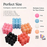 Bougie artisanale décorative pour la maison, cube Rubik rond, remplie de cire, sans fumée, parfumée, longue durée, senteur aromatique, bougies originales pour coffret cadeau