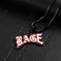 Pendentif Collier Personnalisé en Métal Argenté avec Logo, Émail à Goutte d'Huile, Boîtes Cadeaux, Bijoux Personnalisables pour Hommes et Femmes