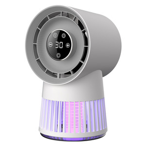 Lampe anti-moustiques sans lame rechargeable portable avec logo personnalisé, ventilateur de refroidissement d'air pour usage domestique - Product Image 1