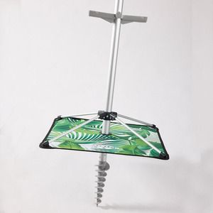 Mùa hè chất lượng cao 6 xương sườn không khí lớn Vent nghiêng ngoài trời UV50 + Sun Shade dù che xách tay xoắn mạnh mẽ trong du lịch bãi biển Ô - Product Image 4