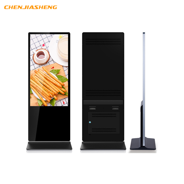 43 Inch HD Commercial LCD Advertising Player Floor Standing Digital Signage and Display for Elevators Retail Stores