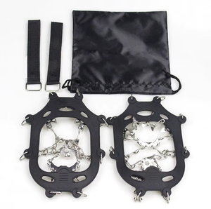 Crampons à neige et à glace de haute qualité, logo personnalisé, crampons antidérapants pour l'escalade en plein air, meilleurs crampons à glace pour bottes - Product Image 5
