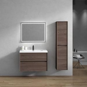 Su misura <span class=keywords><strong>32</strong></span> <span class=keywords><strong>pollici</strong></span> lavabo singolo bagno moderno bianco minimalista a parete Set 2 cassetti multidimensionale MDF compensato - Product Image 6