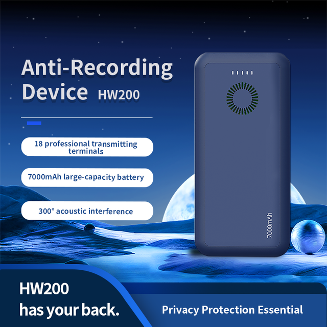 Anti Recording Device Supplier FCC CE ROHS Certified Ultrasonic Recording Inhibitor for Business Meeting Privacy Protection